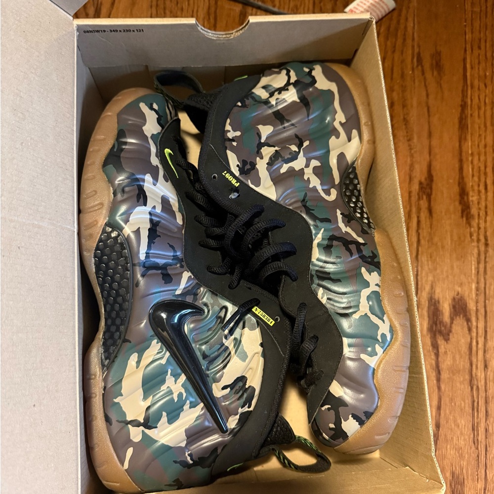 Men’s Nike Foamposite Pro ‘Army Camo’  Size 13